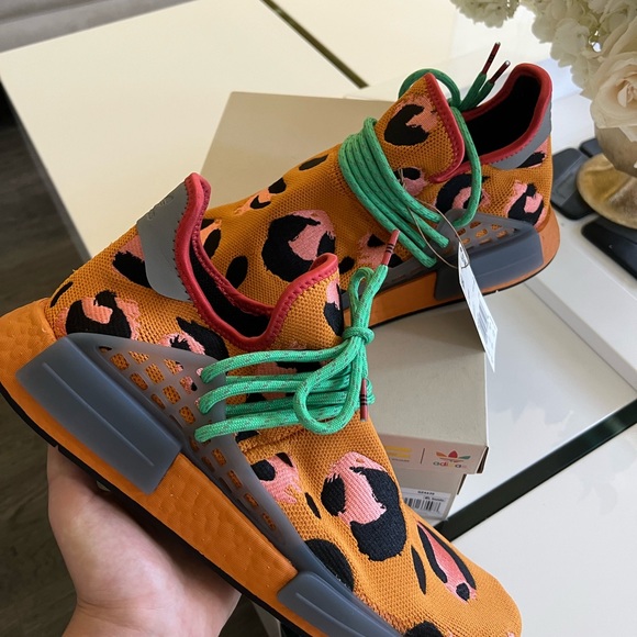 Pharrell Williams Adidas Sneakers Animal Print Hu Nmd - Picture 5 of 7